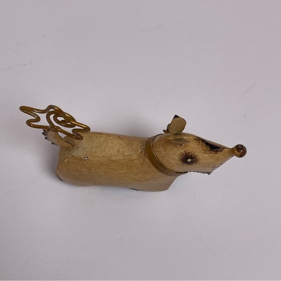 Scottie Dog Metal Figurine with Picture Holder Tail - Picture 5 of 9